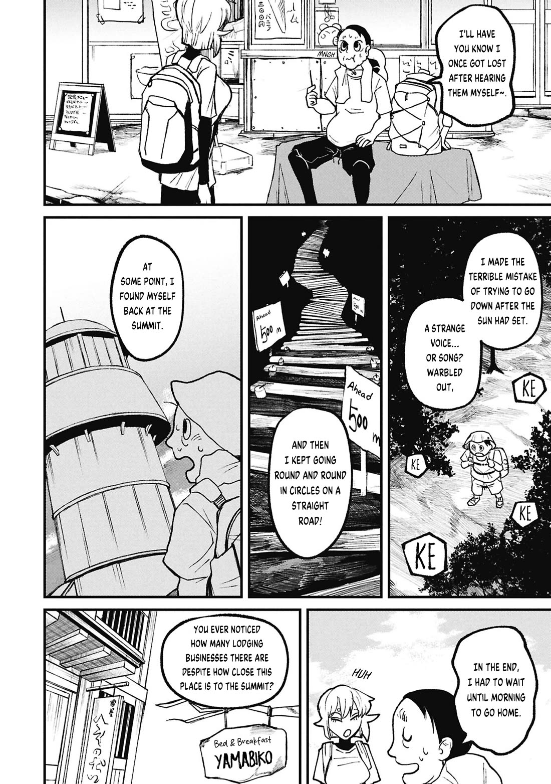 Nikubami Honegishimi Chapter 19.1 page 16 - Chapter 19.1: Mountain Mermaids of the Serpentine Straight Road (Former)