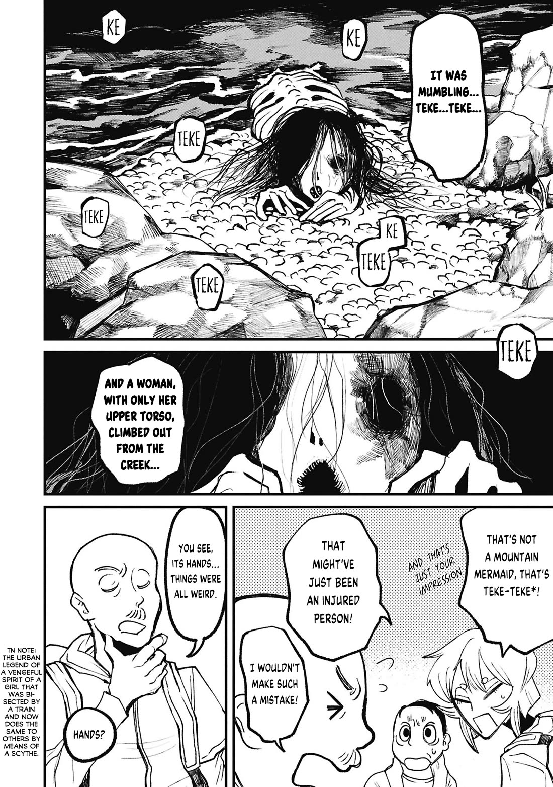 Nikubami Honegishimi Chapter 19.1 page 18 - Chapter 19.1: Mountain Mermaids of the Serpentine Straight Road (Former)