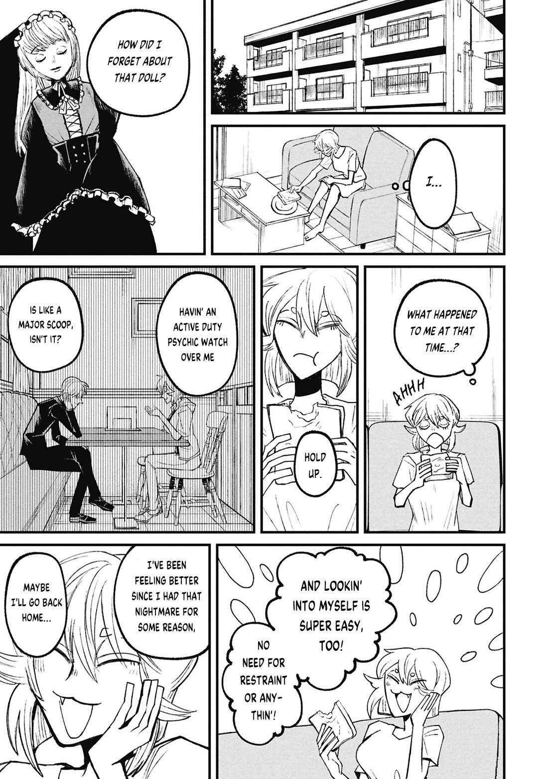 Nikubami Honegishimi Chapter 19.1 page 3 - Chapter 19.1: Mountain Mermaids of the Serpentine Straight Road (Former)