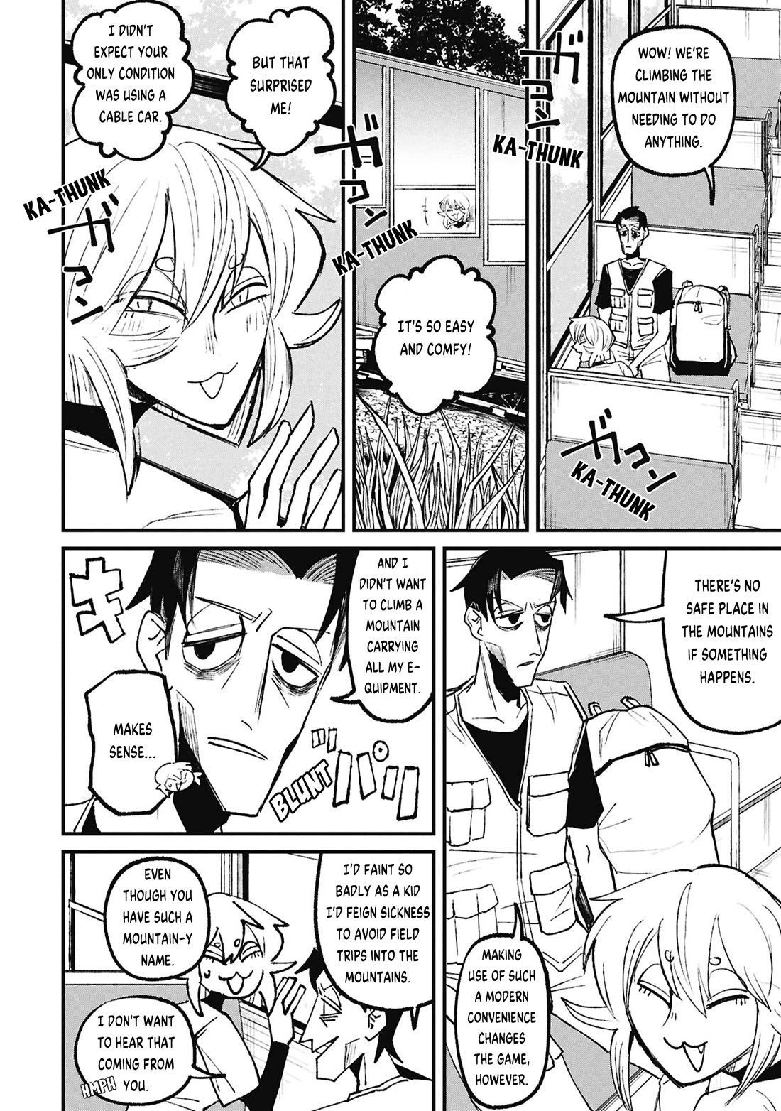 Nikubami Honegishimi Chapter 19.1 page 8 - Chapter 19.1: Mountain Mermaids of the Serpentine Straight Road (Former)