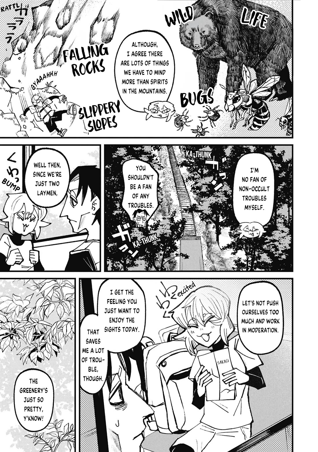 Nikubami Honegishimi Chapter 19.1 page 9 - Chapter 19.1: Mountain Mermaids of the Serpentine Straight Road (Former)