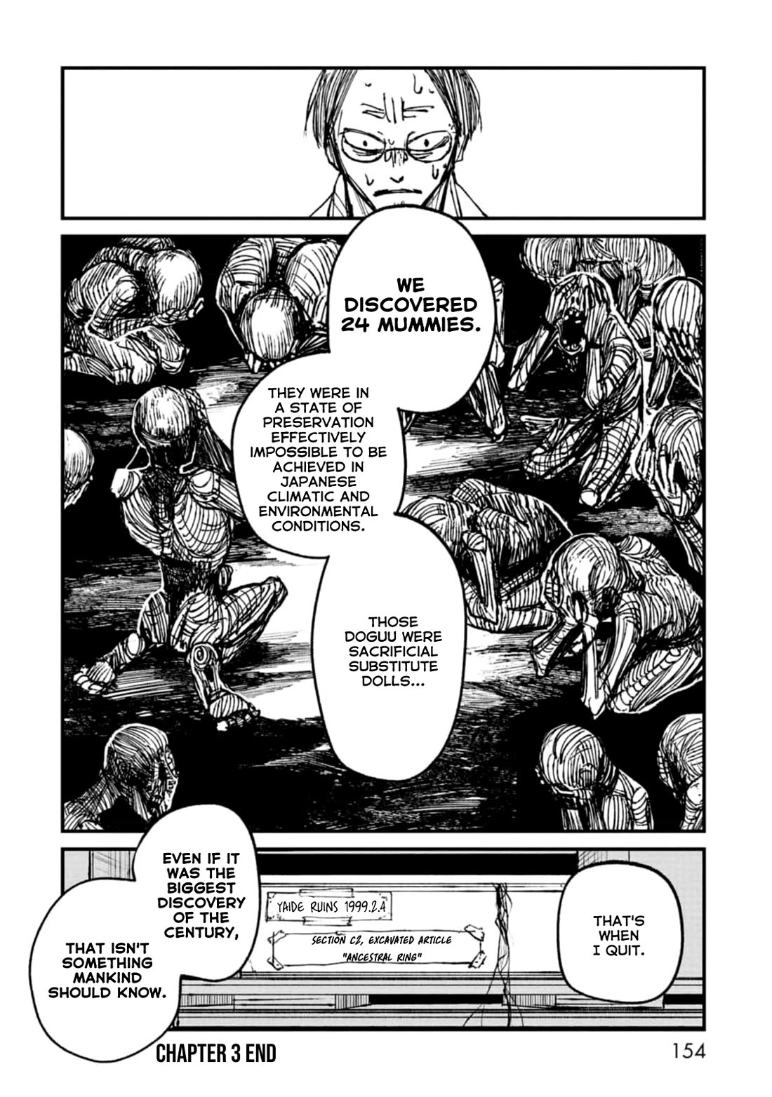 Nikubami Honegishimi Chapter 3 page 36 - Chapter 3: Ancestral Ring of Evil-sloughing