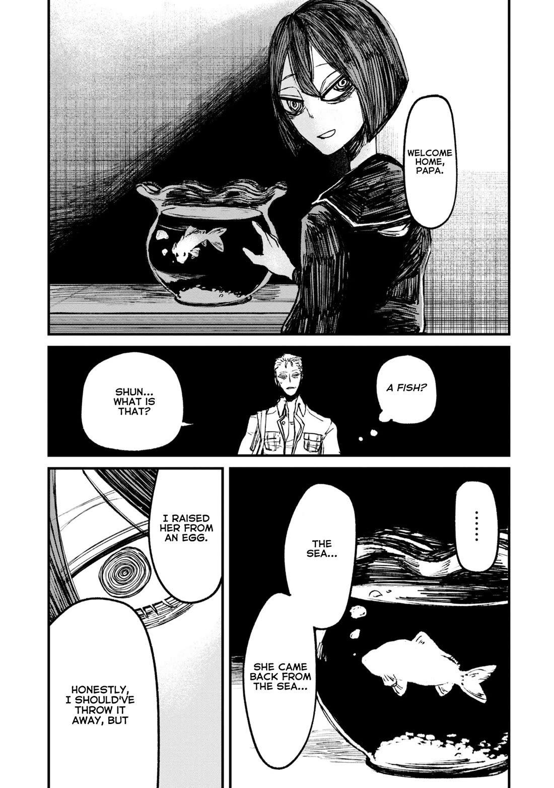 Nikubami Honegishimi Chapter 9.5 page 3 - Chapter 9.5: Utsuro-bune's Foreign Woman