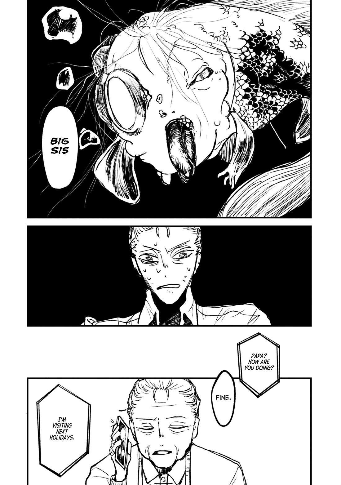Nikubami Honegishimi Chapter 9.5 page 4 - Chapter 9.5: Utsuro-bune's Foreign Woman