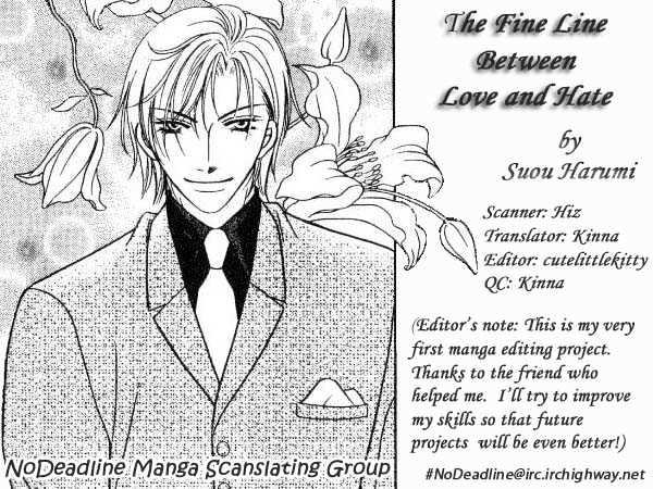 Nikumi Kirenai Rokudenashi Chapter 3 page 1 - Chapter 3 : The Fine Line Between Love & Hate