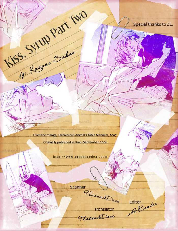 Nikushokujuu no Table Manner Chapter 2 page 1 - Chapter 2 : Kiss Syrup