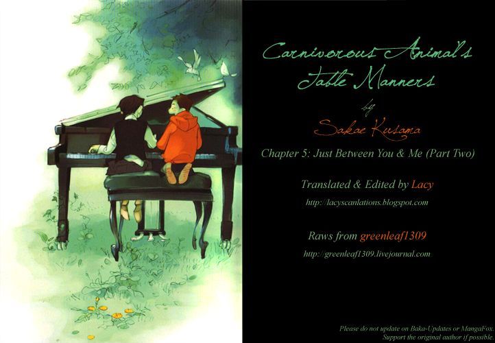 Nikushokujuu no Table Manner Chapter 5 page 1 - Chapter 5