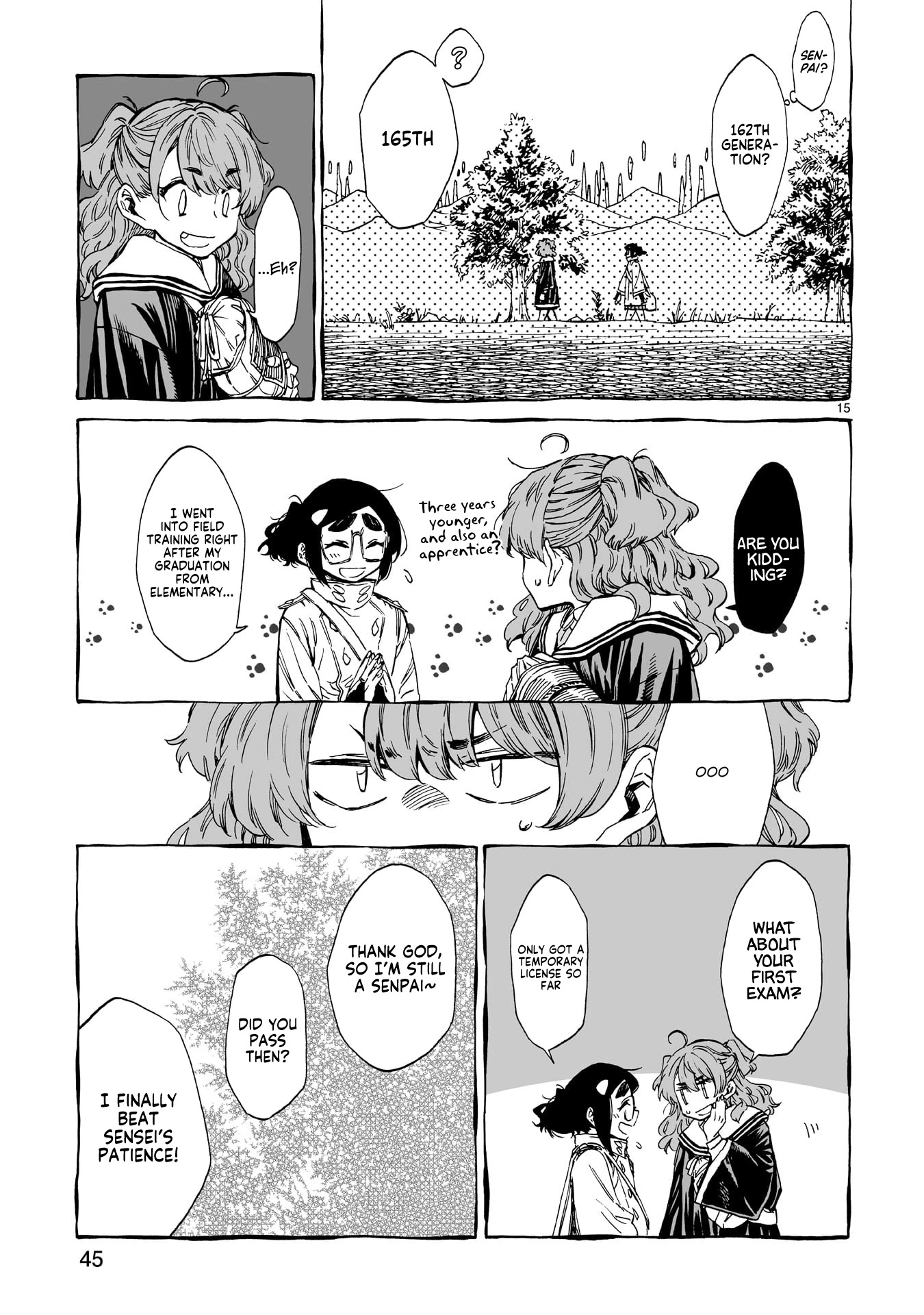 Nina-san no Mahou Seikatsu Chapter 16 page 14 - Chapter 16: The teacher and student from the north (First Part)
