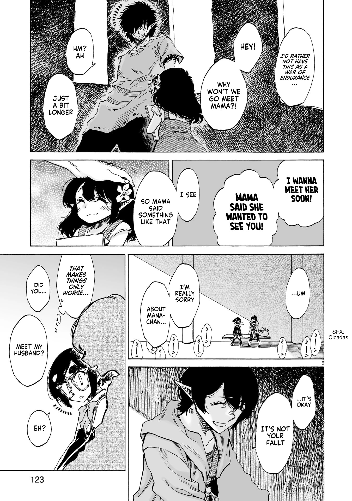 Nina-san no Mahou Seikatsu Chapter 19 page 9 - Chapter 19: Family and magic (Second Part)