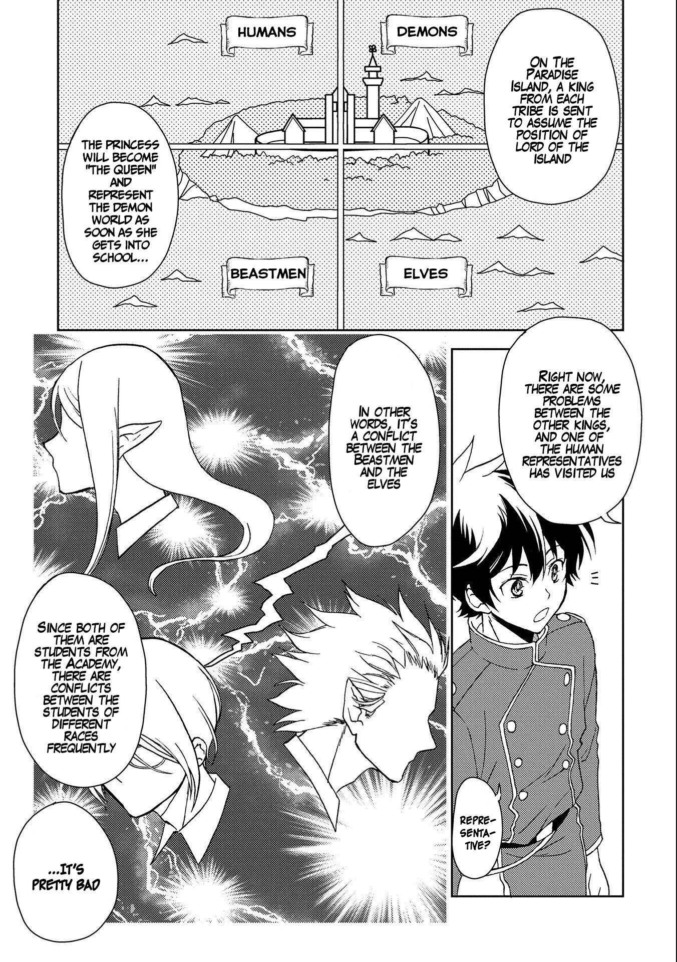 Ningen Dakedo Maougun Shitennnou ni Sodaterareta Ore wa, Maou no Musume ni Aisare Shihaizokusei no Kennnou wo Ataeraremashita Chapter 1 page 13 - Chapter 1