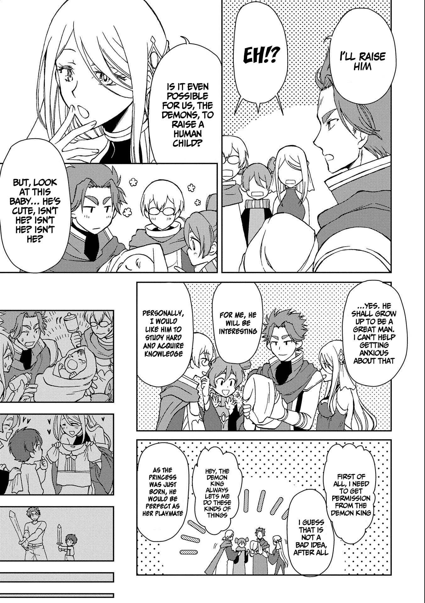 Ningen Dakedo Maougun Shitennnou ni Sodaterareta Ore wa, Maou no Musume ni Aisare Shihaizokusei no Kennnou wo Ataeraremashita Chapter 1 page 5 - Chapter 1