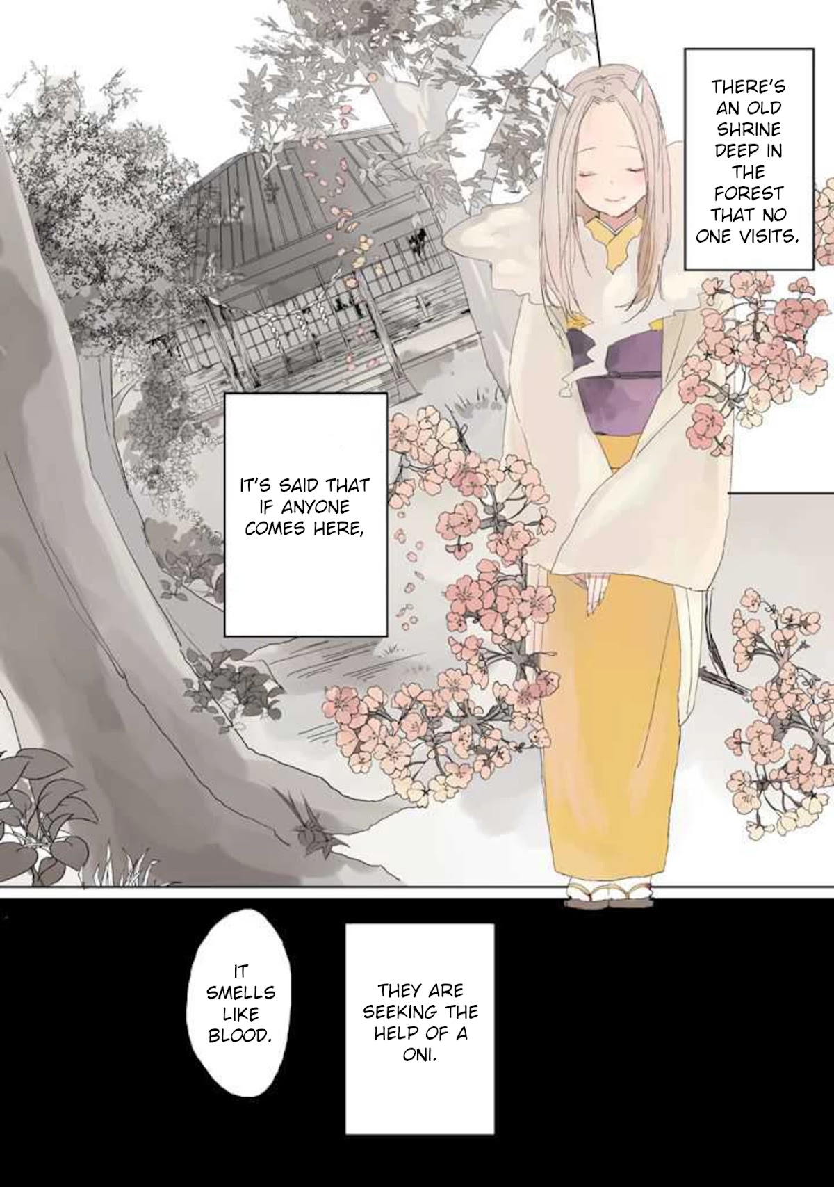 Ningen ni Koi Shita Oni wa Warau Chapter 1 page 7 - Chapter 1: An Oni Lives a Thousand Years, but a Human Lives a Hundred
