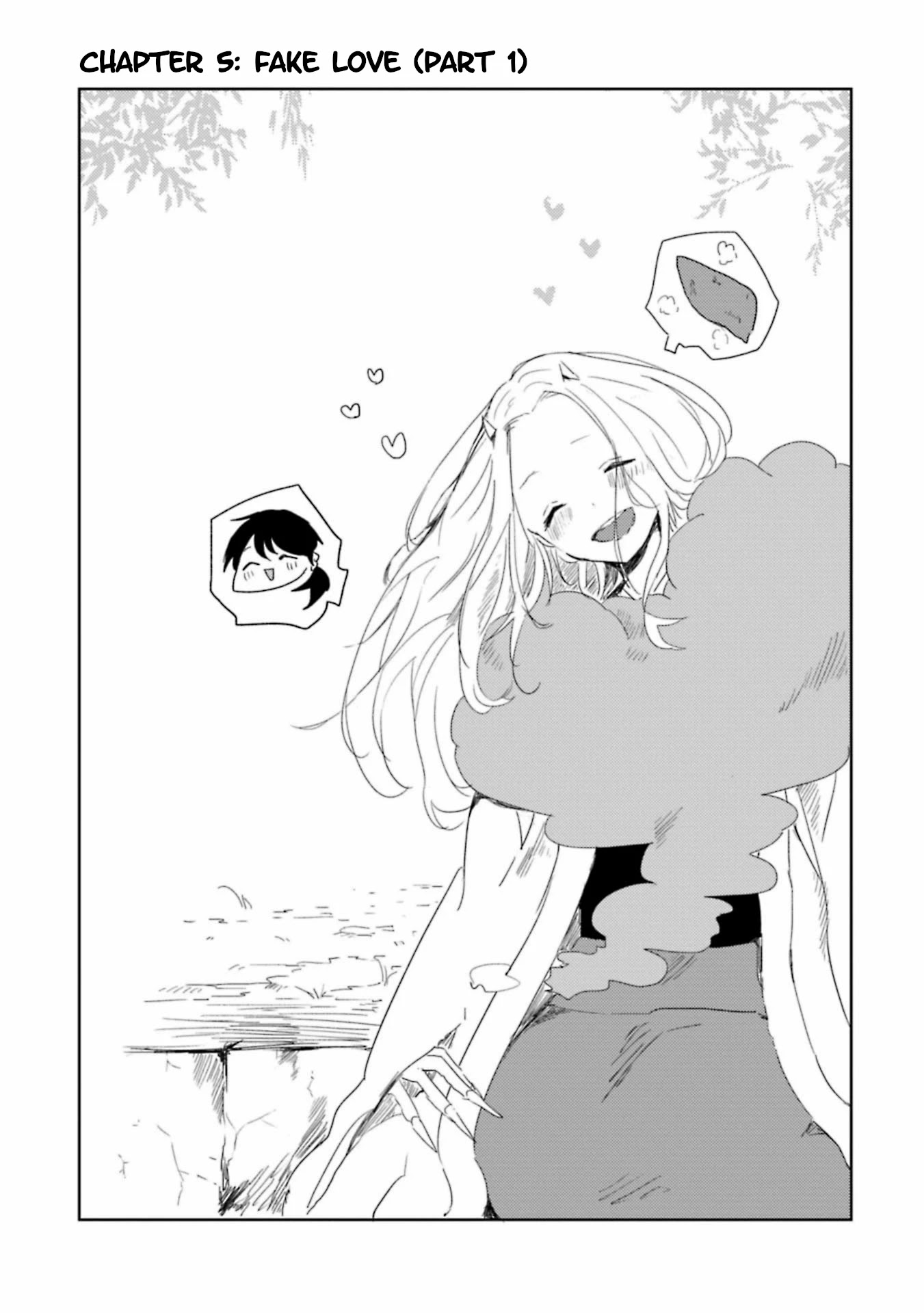 Ningen ni Koi Shita Oni wa Warau Chapter 5 page 1 - Chapter 5: Fake Love (Part 1)