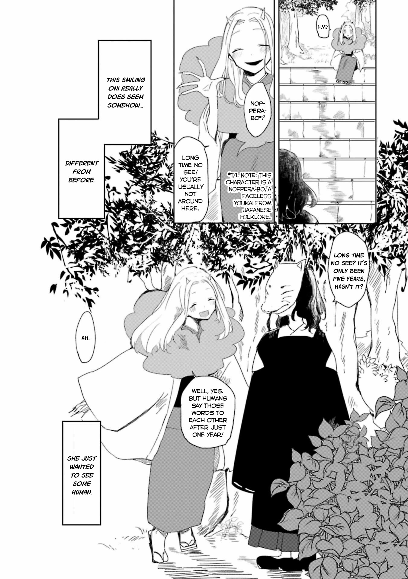Ningen ni Koi Shita Oni wa Warau Chapter 5 page 3 - Chapter 5: Fake Love (Part 1)