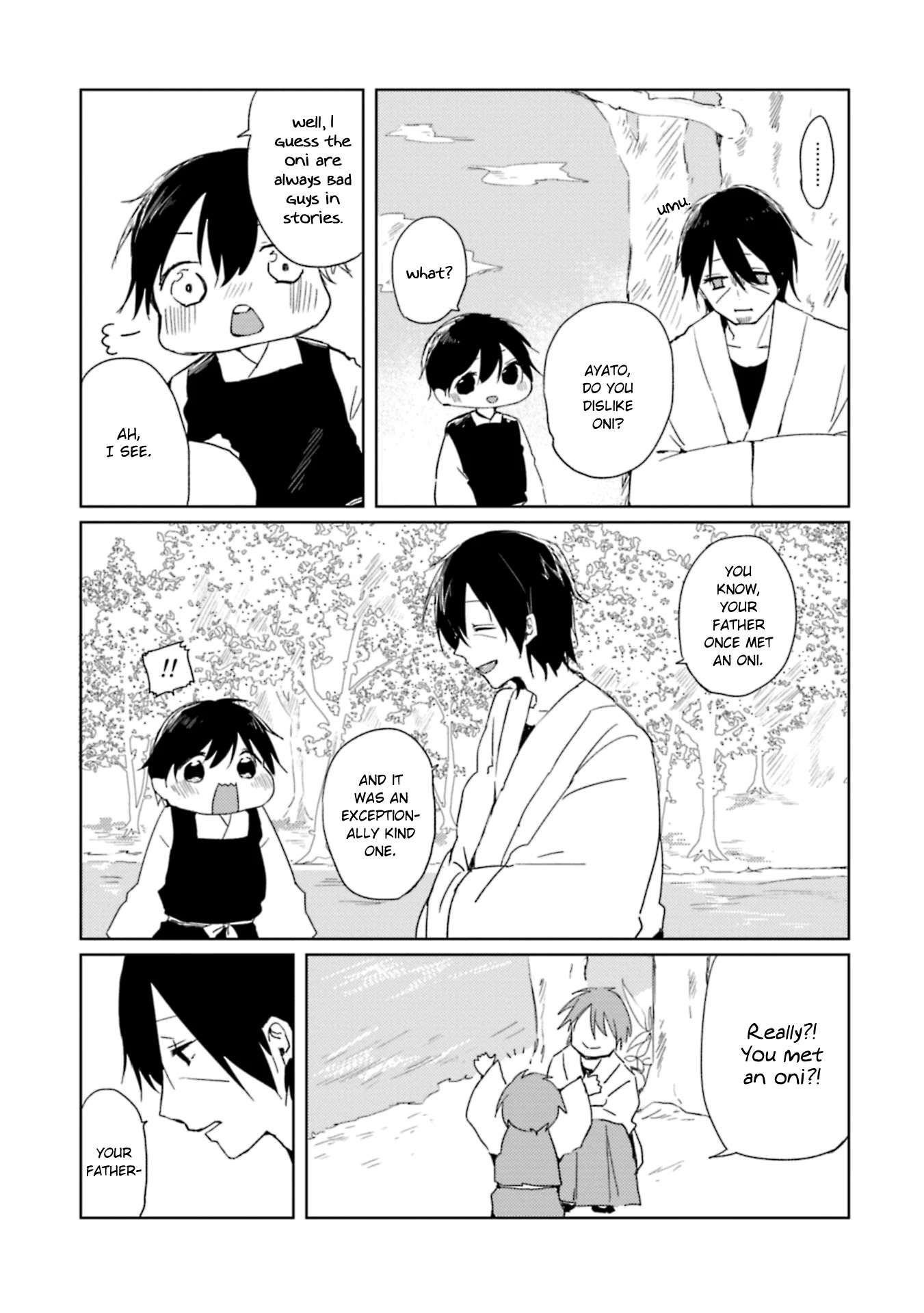 Ningen ni Koi Shita Oni wa Warau Chapter 6.1 page 2 - Chapter 6.1: My God