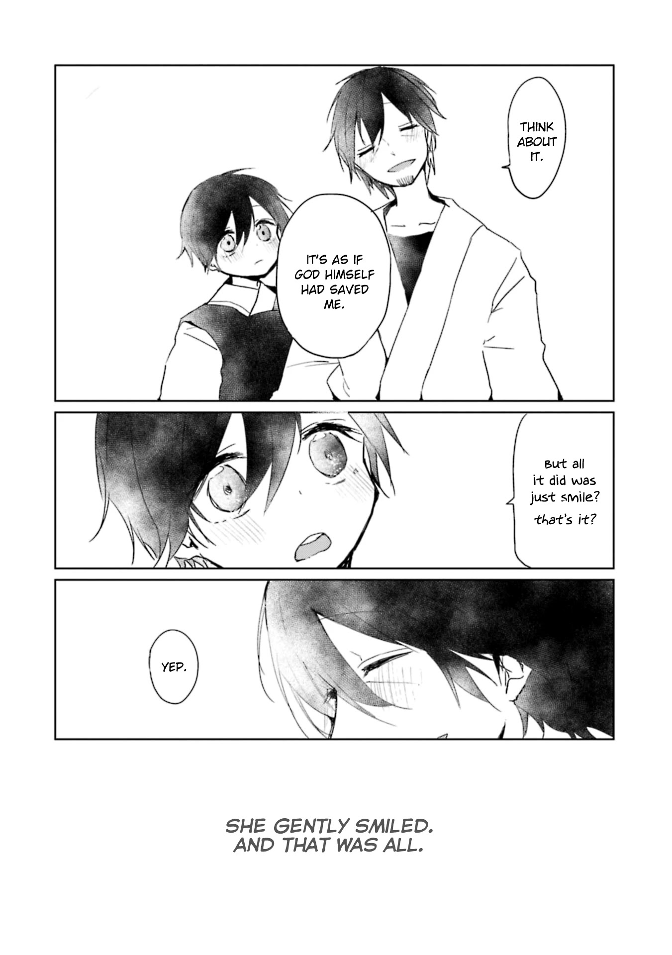 Ningen ni Koi Shita Oni wa Warau Chapter 6.1 page 7 - Chapter 6.1: My God