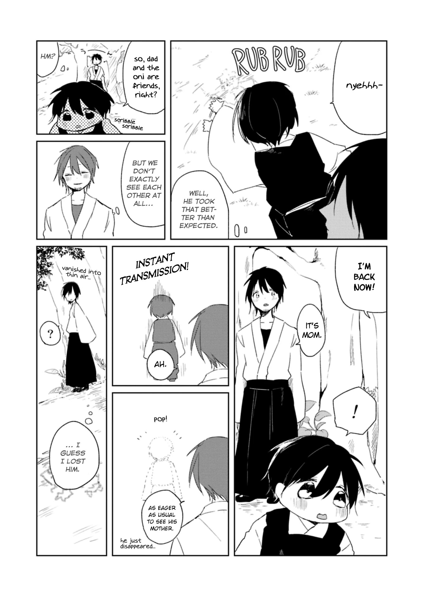 Ningen ni Koi Shita Oni wa Warau Chapter 6.1 page 8 - Chapter 6.1: My God