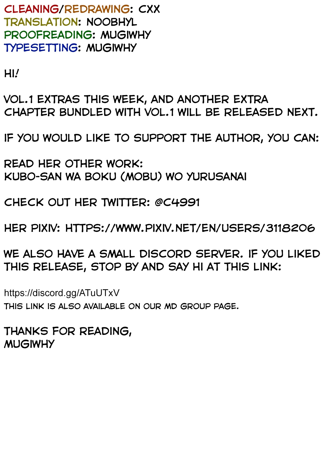 Ningen ni Koi Shita Oni wa Warau Chapter 6.2 page 14 - Chapter 6.2: Vol.1 Extras
