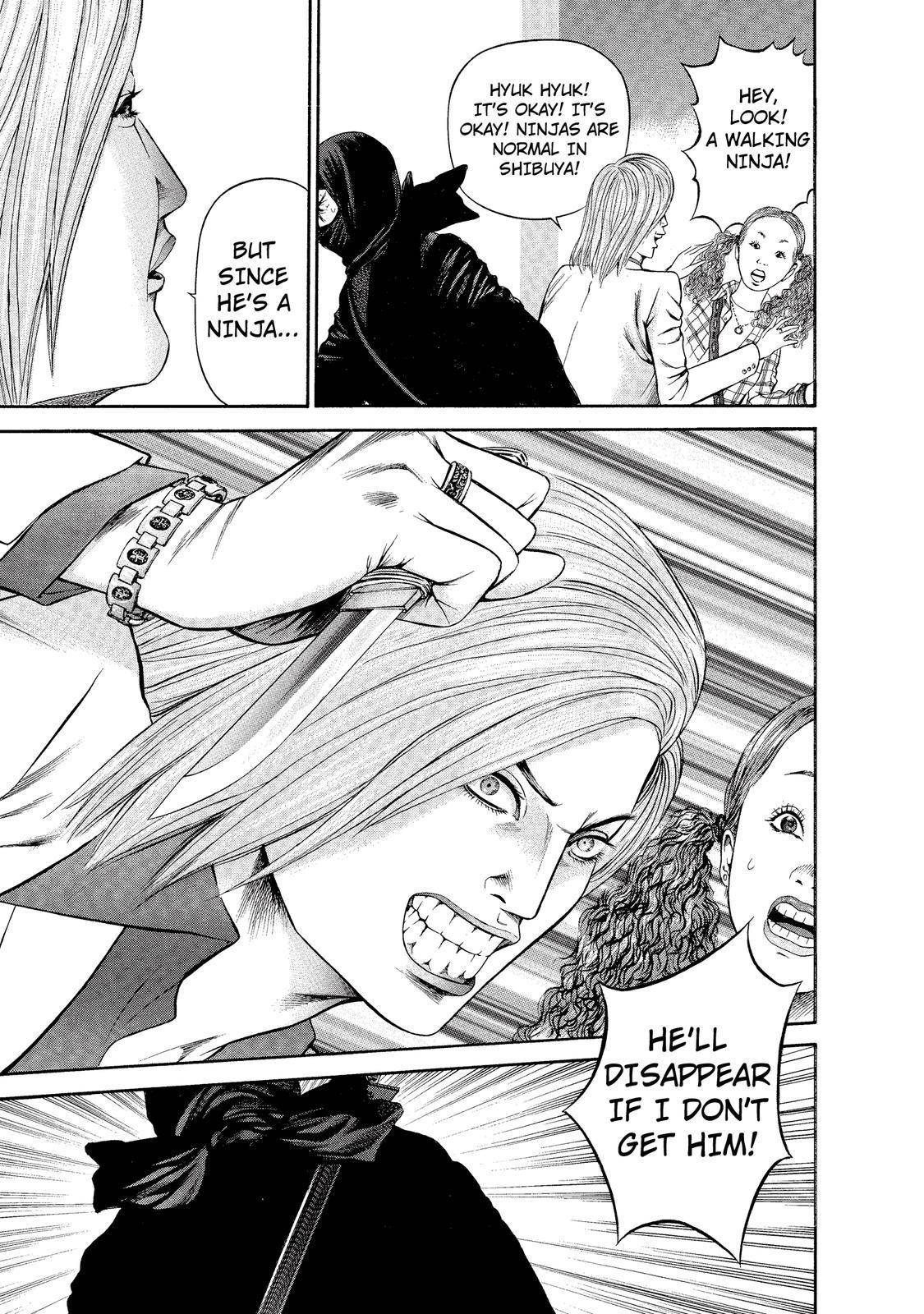 Ninja Papa Chapter 12 page 15 - Chapter 12: Downhill Bloodshed 1-0-9