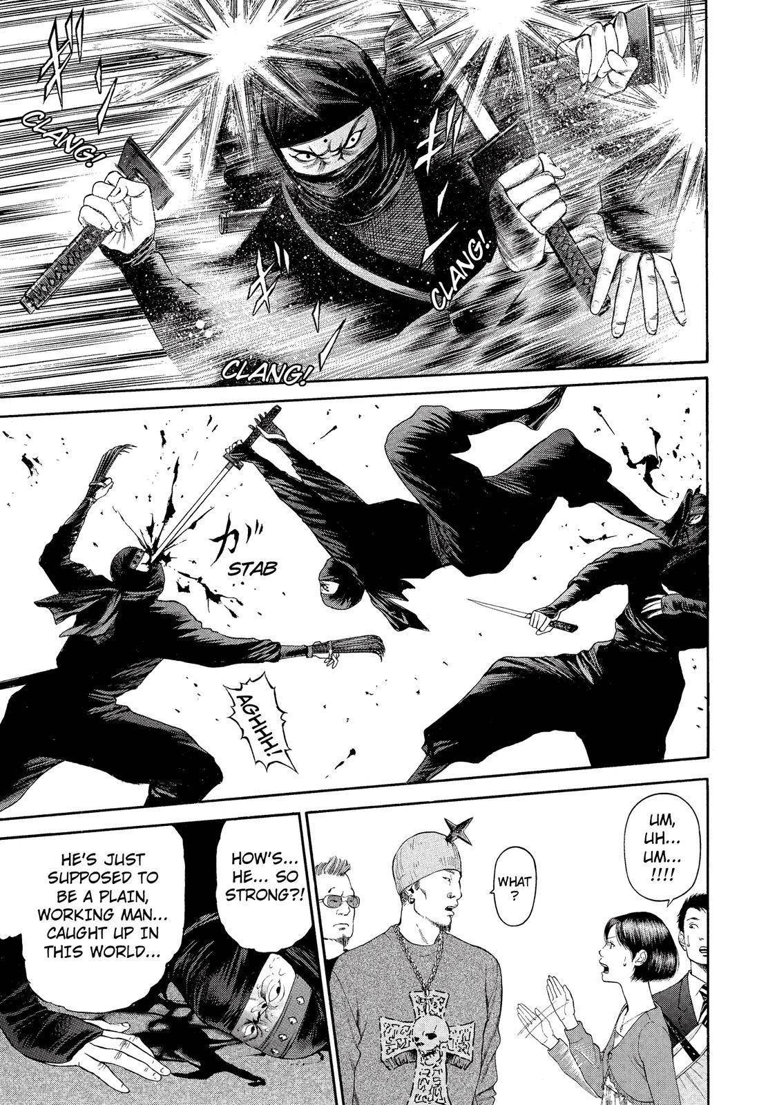 Ninja Papa Chapter 12 page 5 - Chapter 12: Downhill Bloodshed 1-0-9