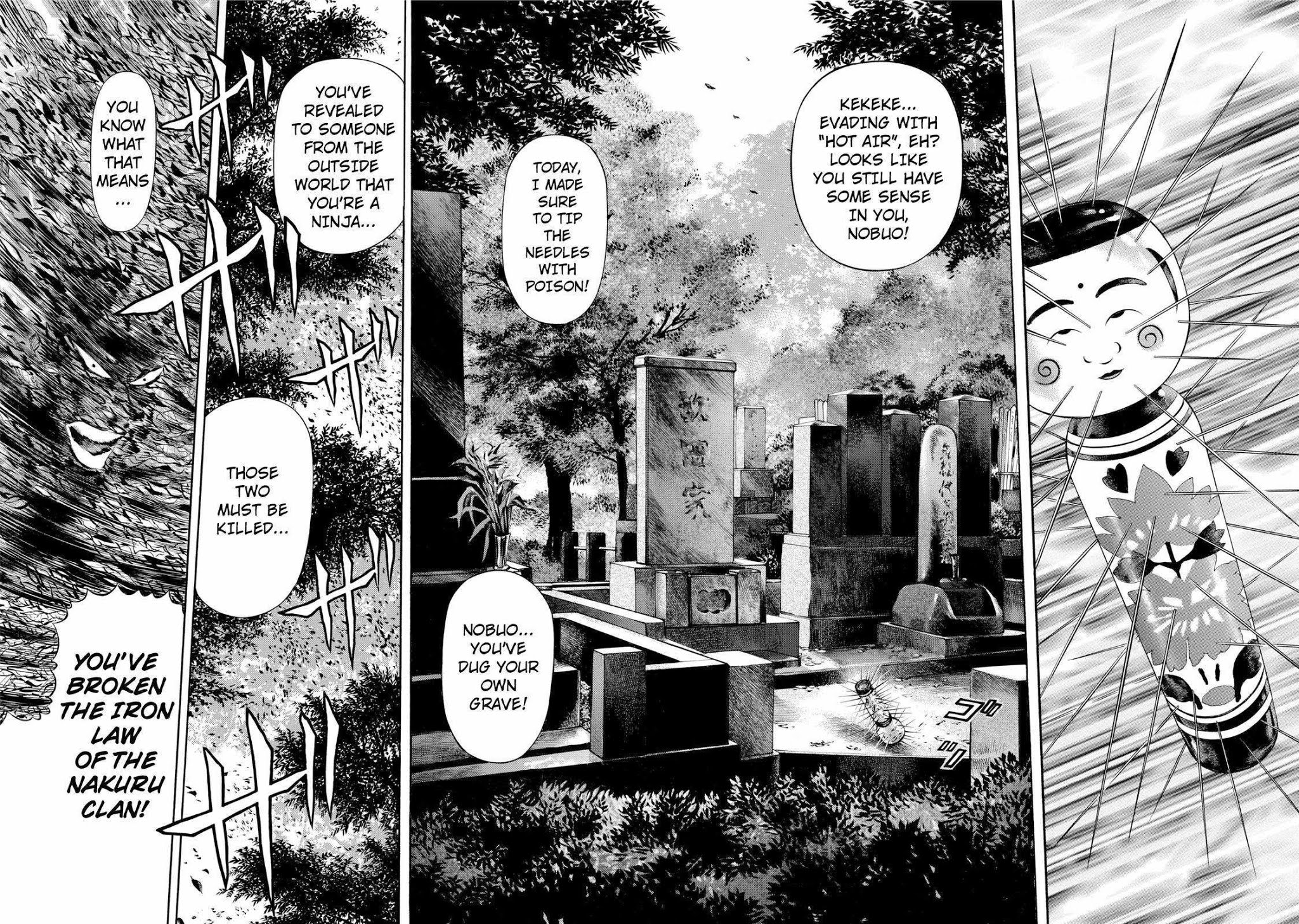 Ninja Papa Chapter 27 page 18 - Chapter 27: Love at the Cemetery