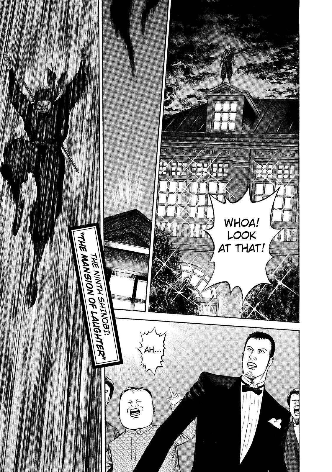 Ninja Papa Chapter 9 page 1 - Chapter 9: The Mansion of Laughter