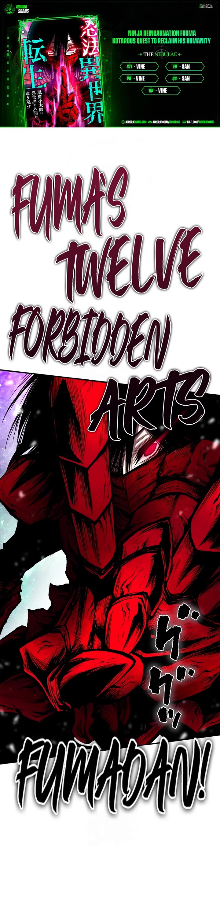 Ninja Reincarnation: Fuuma Kotarou's Quest to Reclaim His Humanity Chapter 36 page 1 - Chapter 36