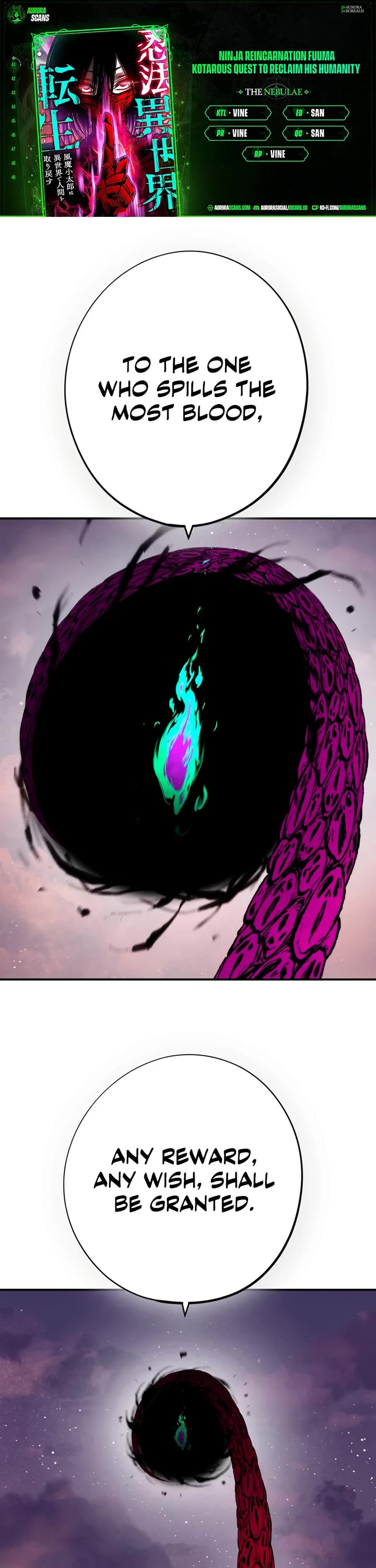 Ninja Reincarnation: Fuuma Kotarou's Quest to Reclaim His Humanity Chapter 41 page 1 - Chapter 41