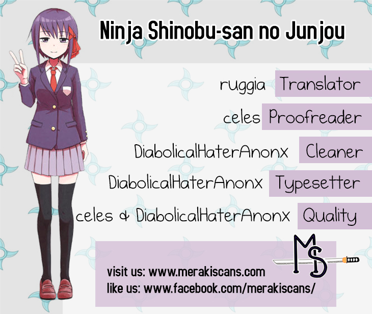 Ninja Shinobu-chan no Junjou Chapter 11 page 1 - Chapter 11: Waterboarding