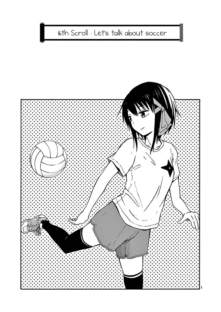 Ninja Shinobu-chan no Junjou Chapter 16 page 3 - Chapter 16: Let's talk about soccer
