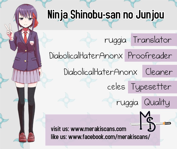 Ninja Shinobu-chan no Junjou Chapter 2 page 1 - Chapter 2: No, memorize it