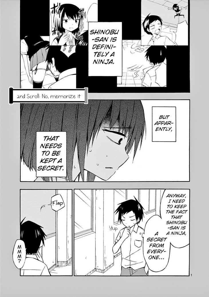 Ninja Shinobu-chan no Junjou Chapter 2 page 2 - Chapter 2: No, memorize it