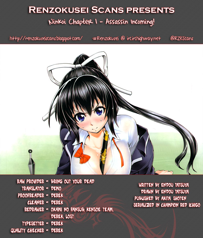 Ninkoi - Karenbo Hichou Chapter 1 page 1 - Chapter 1 : Assassin Incoming!