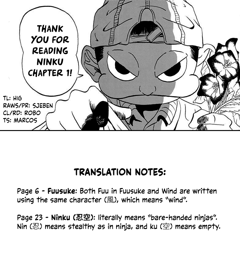 Ninku Chapter 1 page 57 - Chapter 1: Fuusuke, Vanguard of the Wind