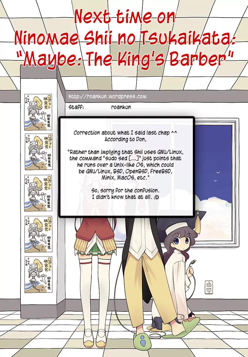 Ninomae Shii no Tsukaikata Chapter 22 page 17 - Chapter 22: Maybe: One on Two