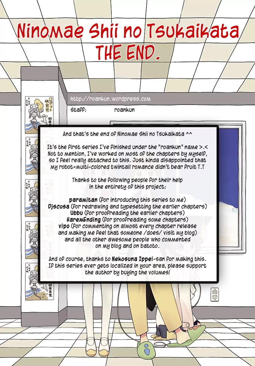 Ninomae Shii no Tsukaikata Chapter 30 page 26 - Chapter 30: How to Use Ninomae Shii [End]