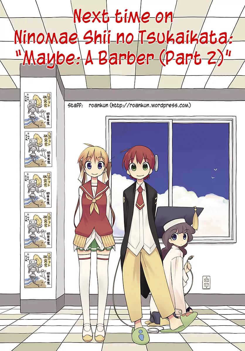 Ninomae Shii no Tsukaikata Chapter 7 page 17 - Chapter 7: Maybe: A Barber (Part 1)