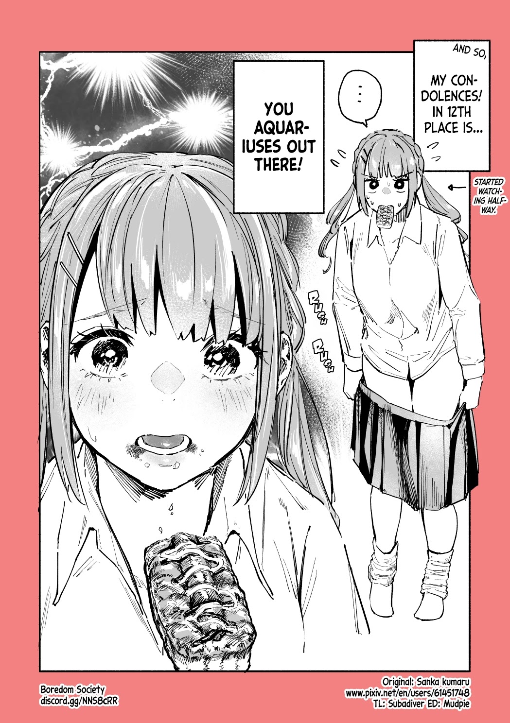 Nirugame-chan With the Huge Ass and Usami-kun Chapter 10 page 1 - Chapter 10: Nirugame-chan Who Gets a Shock From the Morning Horoscope