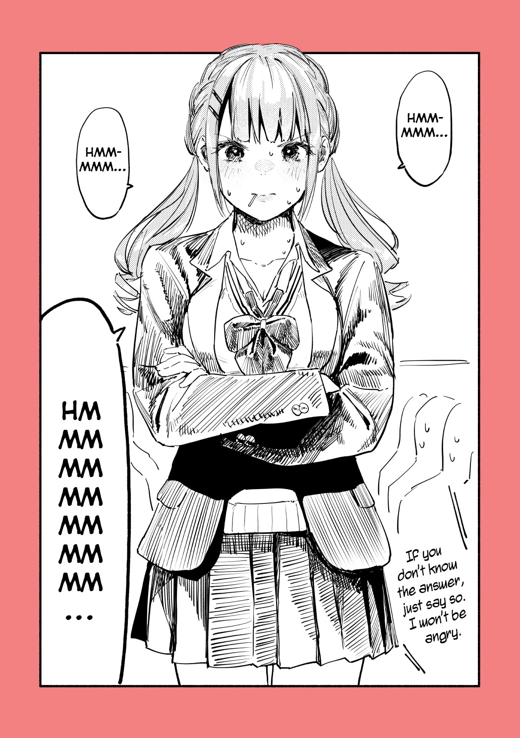 Nirugame-chan With the Huge Ass and Usami-kun Chapter 16 page 1 - Chapter 16: Nirugame-chan Who Was Called on in Class