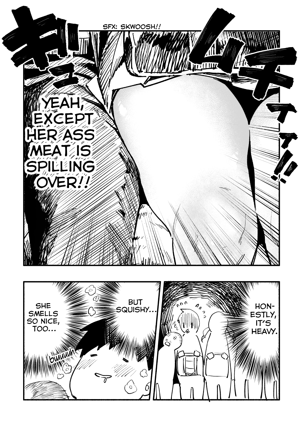 Nirugame-chan With the Huge Ass and Usami-kun Chapter 17 page 2 - Chapter 17: A Story of a Girl With a Huge Ass Once Again Failing to Sit Down