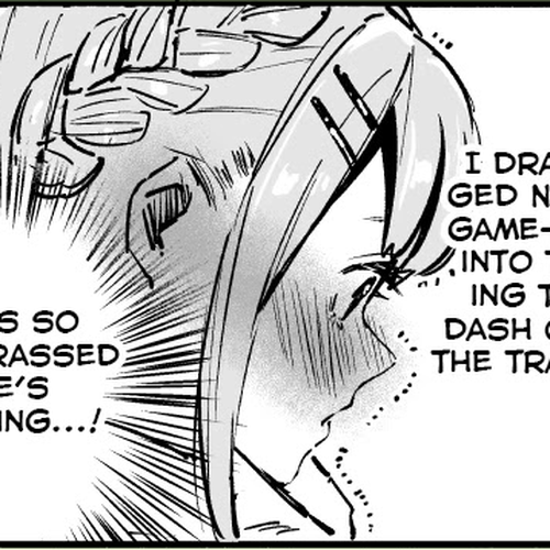 Nirugame-chan With the Huge Ass and Usami-kun Chapter 20: A Story of a Girl With a Huge Ass and I Who Get a Lot of Attention While in Danger of Being Late cover