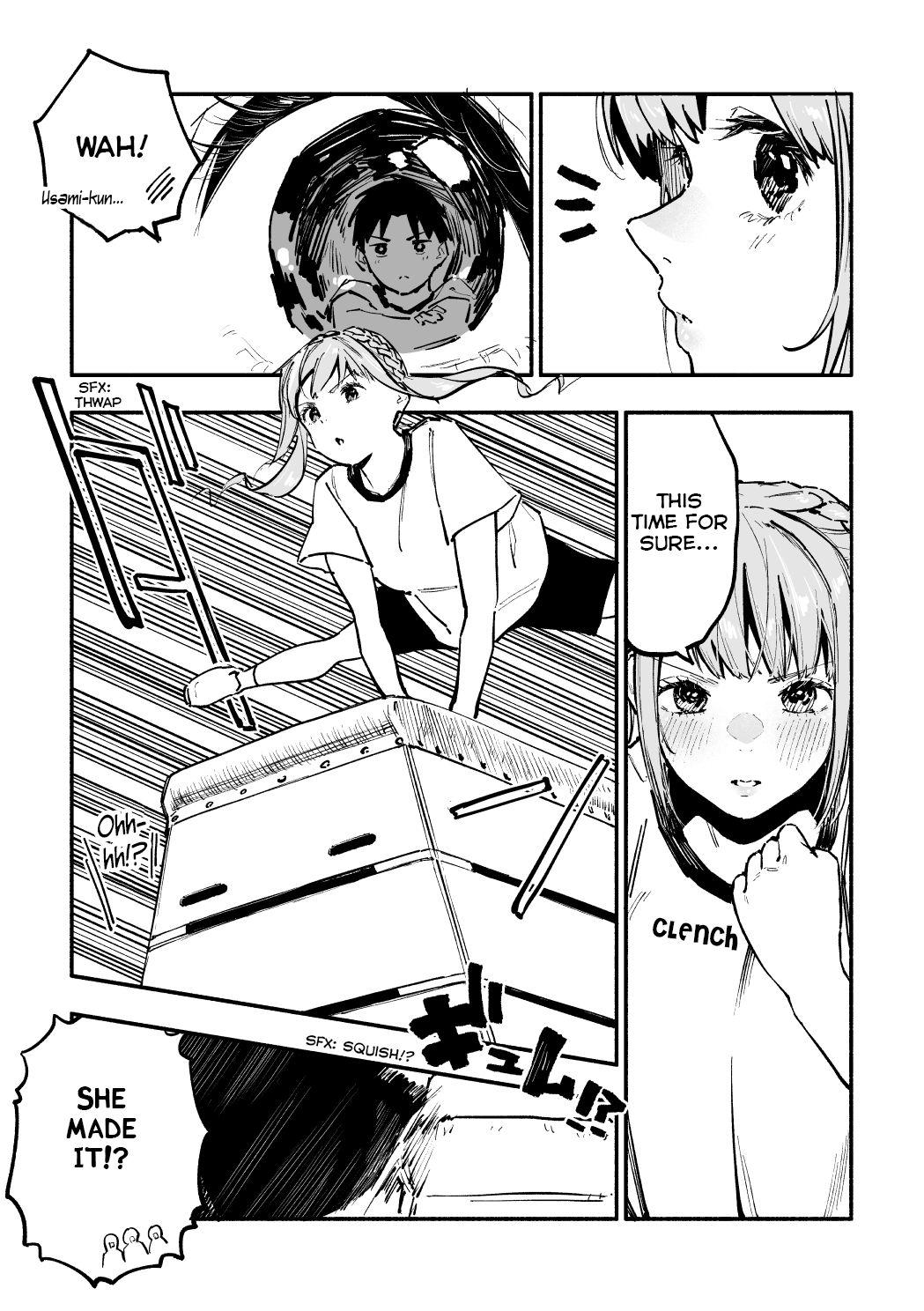 Nirugame-chan With the Huge Ass and Usami-kun Chapter 24 page 3 - Chapter 24: A Story of a Girl With a Huge Ass Who Makes It Over