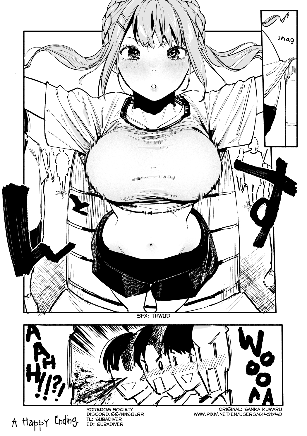 Nirugame-chan With the Huge Ass and Usami-kun Chapter 24 page 4 - Chapter 24: A Story of a Girl With a Huge Ass Who Makes It Over