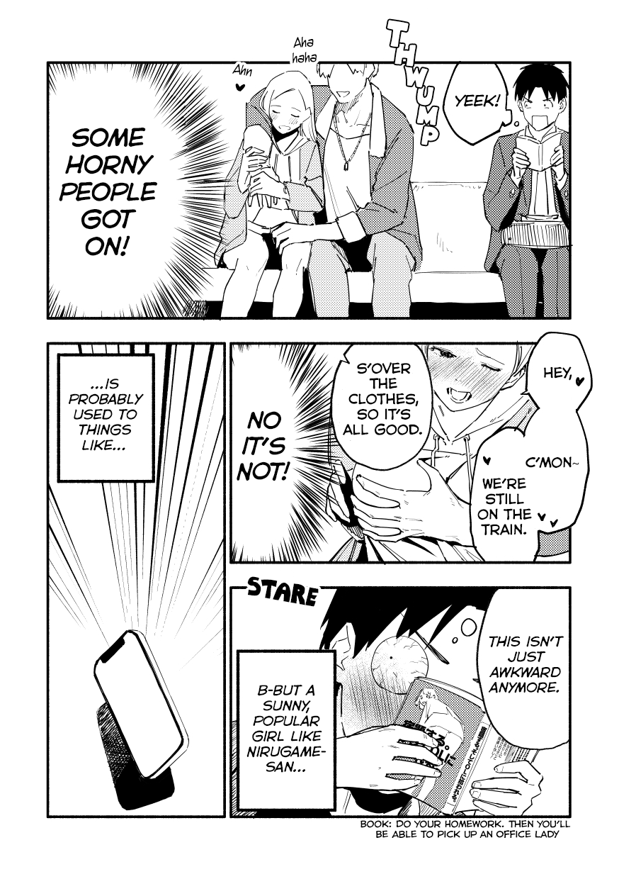 Nirugame-chan With the Huge Ass and Usami-kun Chapter 27 page 3 - Chapter 27: A Story of a Girl With a Huge Ass Who Can't Hide How Shaken She Is
