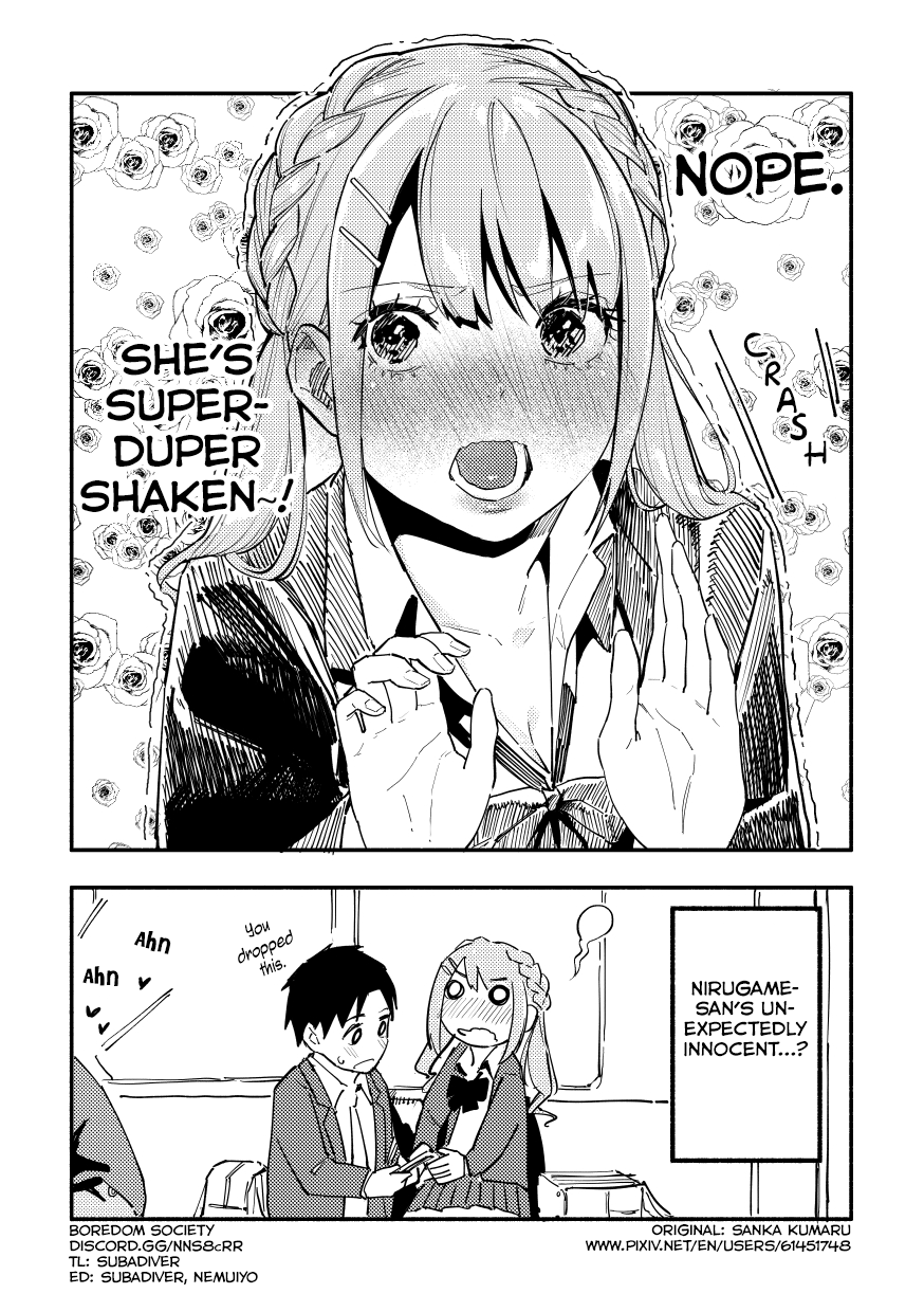 Nirugame-chan With the Huge Ass and Usami-kun Chapter 27 page 4 - Chapter 27: A Story of a Girl With a Huge Ass Who Can't Hide How Shaken She Is