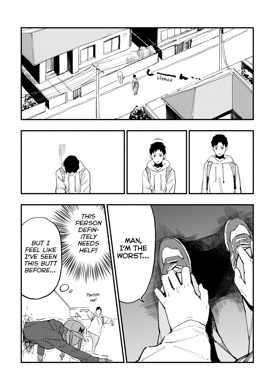 Nirugame-chan With the Huge Ass and Usami-kun Chapter 28 page 2 - Chapter 28: A Story of a Girl With a Huge Ass Who's Stuck in a Wall