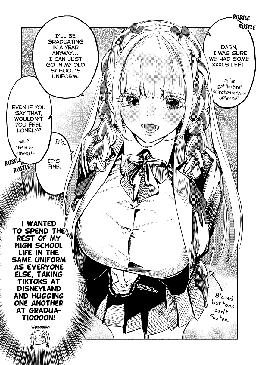 Nirugame-chan With the Huge Ass and Usami-kun Chapter 30 page 10 - Chapter 30: Sample of Comitia 136's new book, "My Classmate with the Huge Ass"