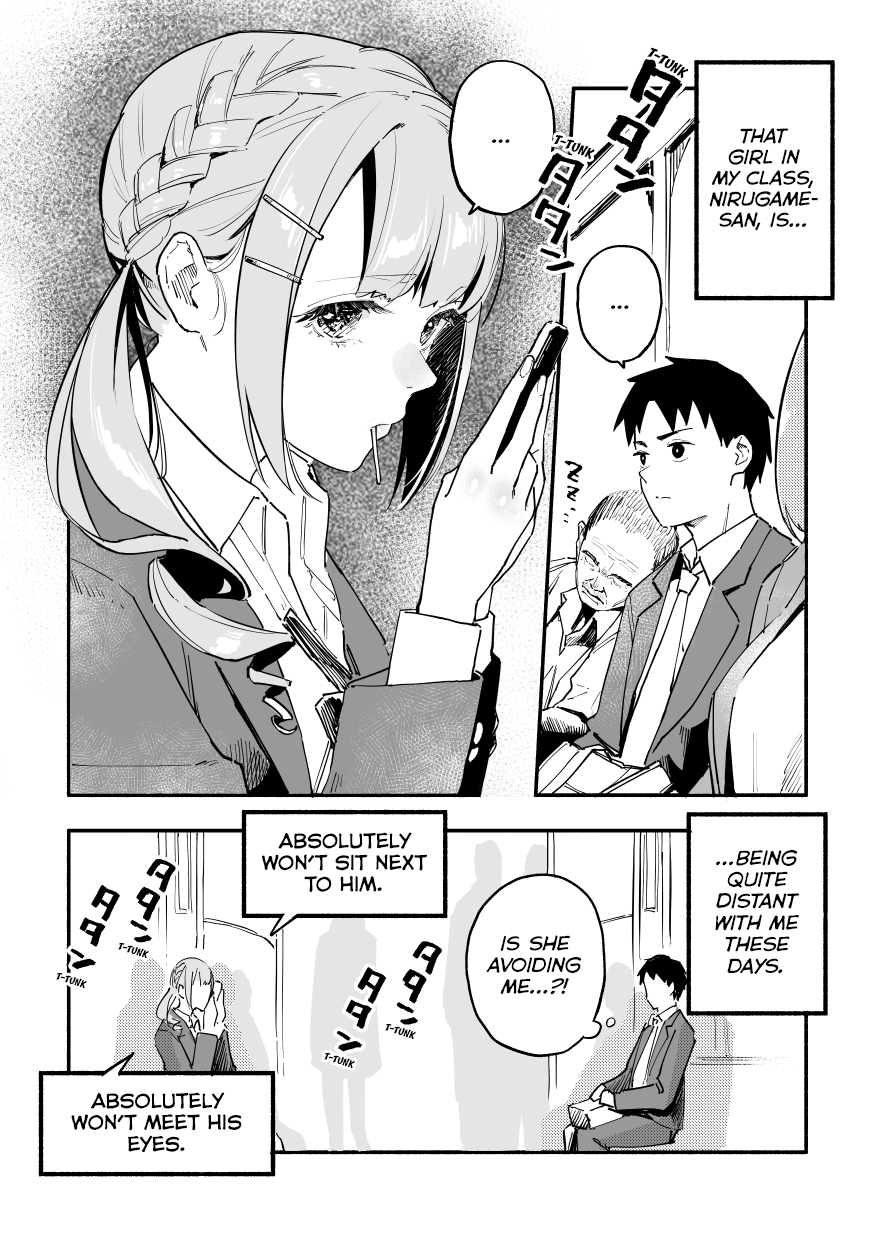 Nirugame-chan With the Huge Ass and Usami-kun Chapter 31 page 1 - Chapter 31: A Story of a Girl With a Huge Ass Who's Avoiding Me