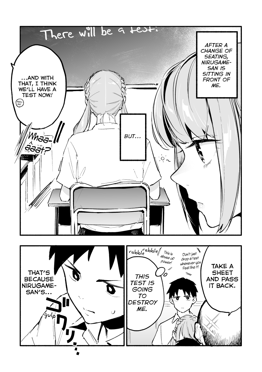 Nirugame-chan With the Huge Ass and Usami-kun Chapter 33 page 1 - Chapter 33: A Story of a Girl With a Huge Ass Who Mistakenly Thinks I Have an Ass Fetish