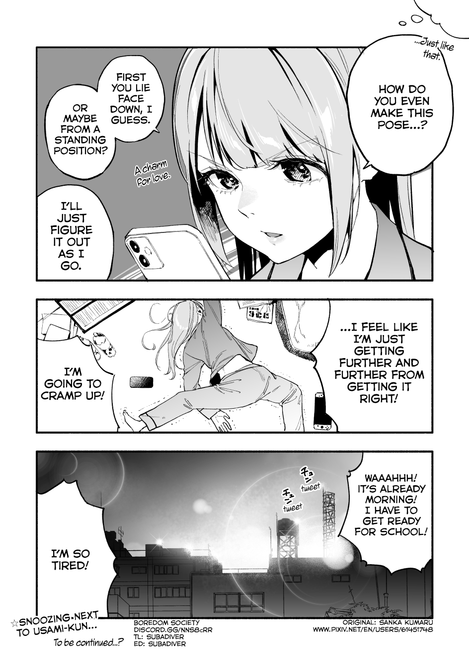 Nirugame-chan With the Huge Ass and Usami-kun Chapter 35 page 2 - Chapter 35: A Story of A Girl With a Huge Ass Who Welcomed the Morning Just Like That